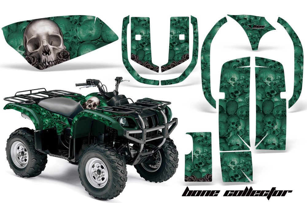 Yamaha Grizzly 660 Graphics Kit Bones G